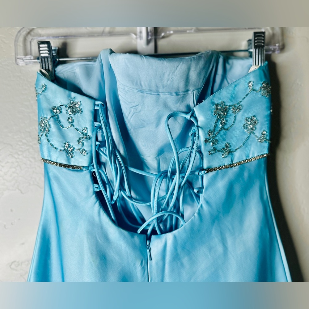 Cach Strapless Gown With Embellished Bodice Light… - image 4